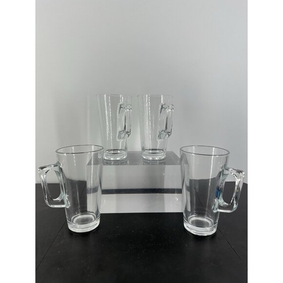 IRISH Coffee Set Of 4 -443 ML/15 OZ 4PC Set Glass Clear - Picture 1 of 4